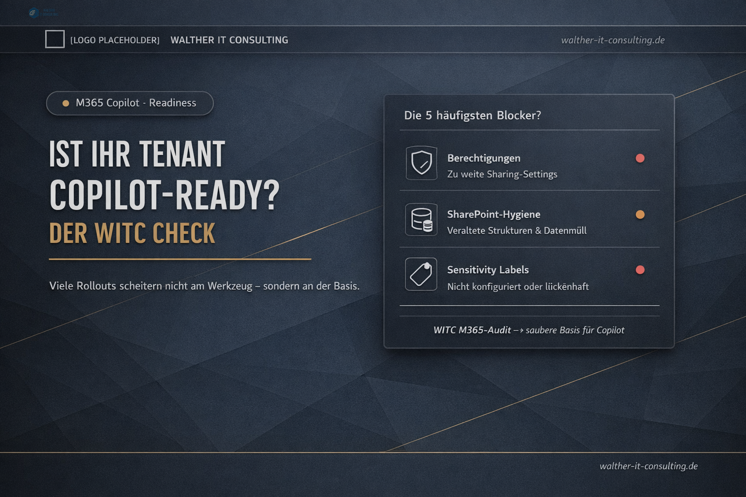 M365 Copilot kommt — ist Ihr Tenant bereit? Der WITC Readiness-Check