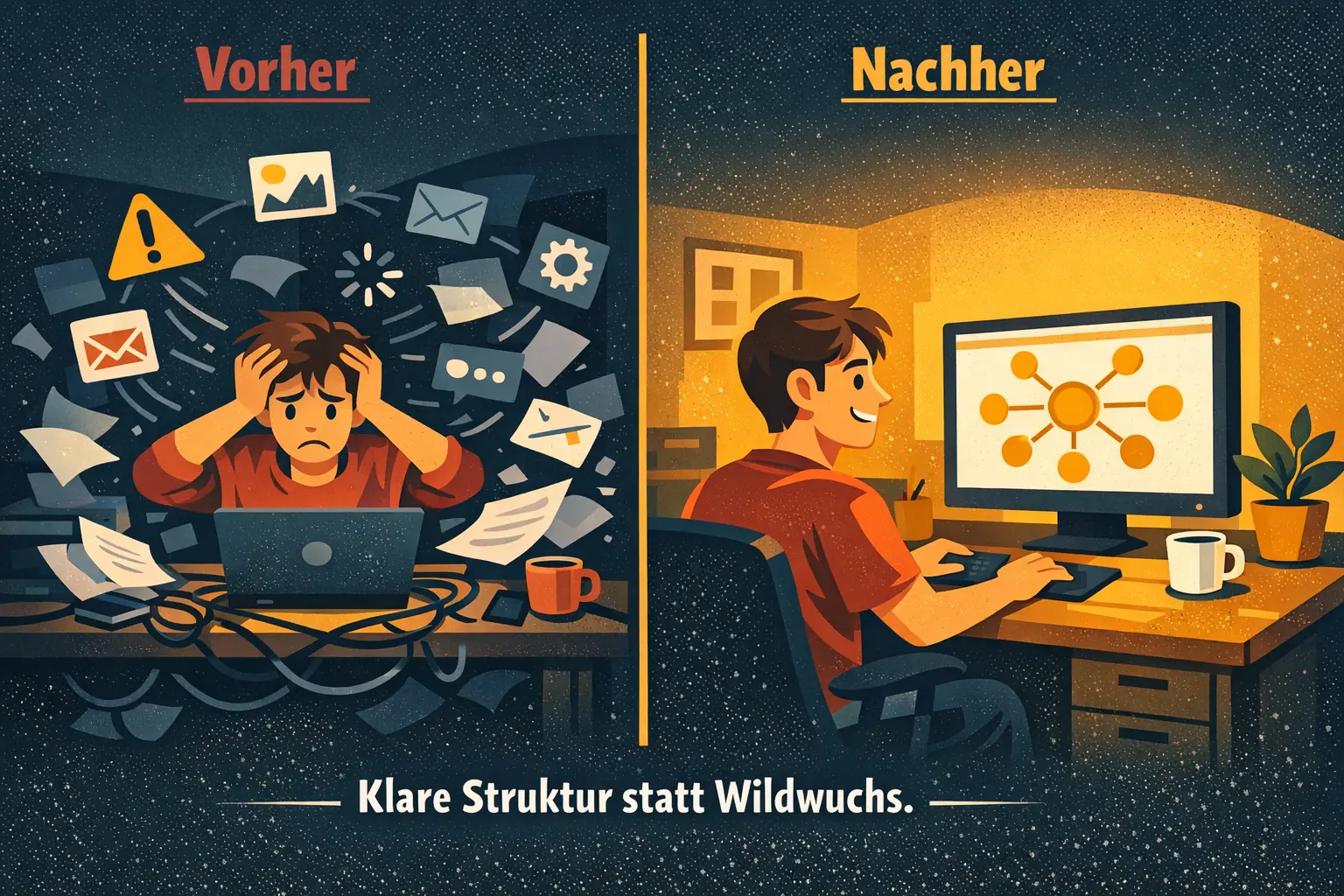 SharePoint Vorher Nachher – Chaos zu Ordnung