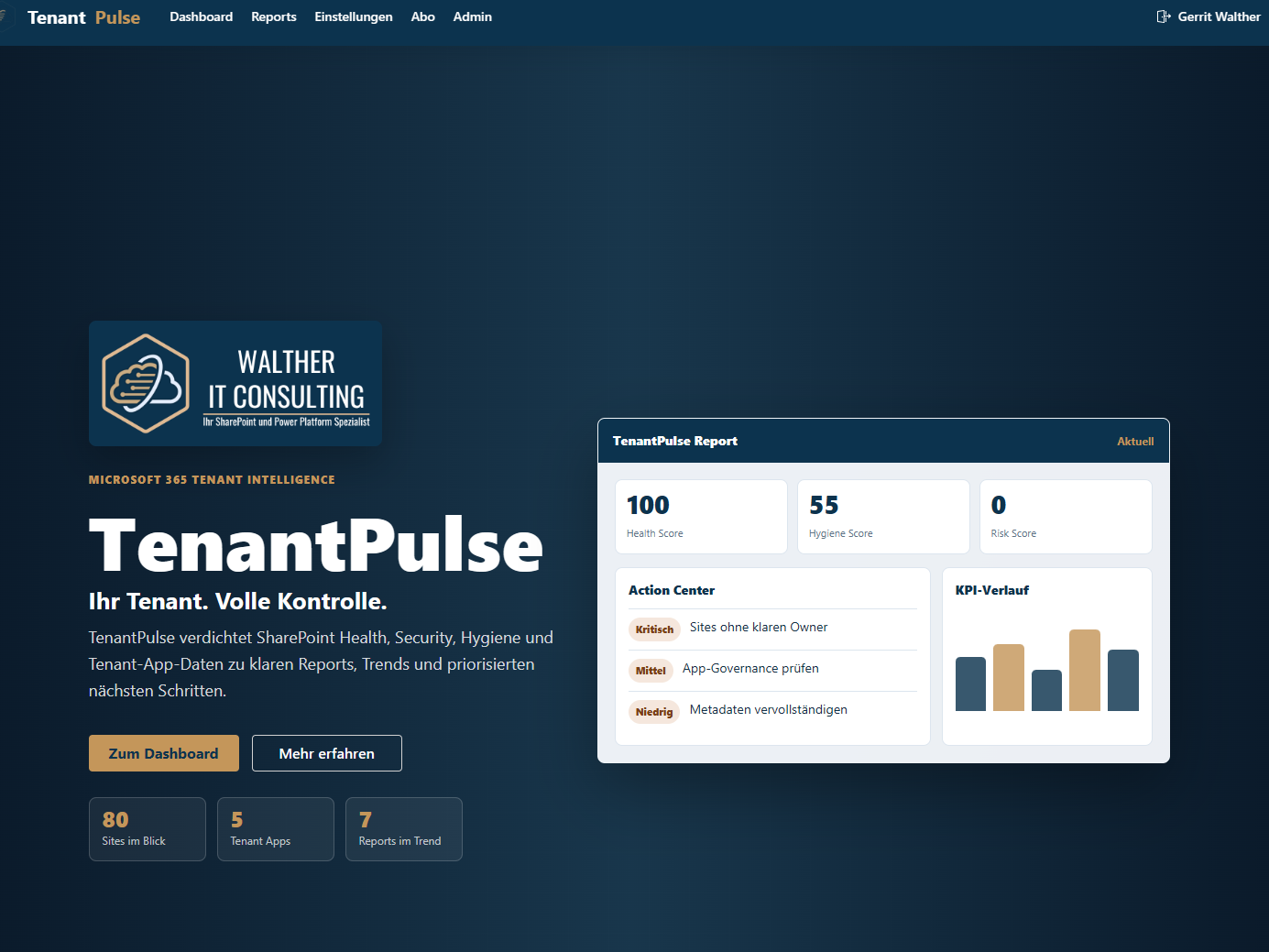 TenantPulse: Warum M365-Tenants einen Gesundheitsbericht brauchen